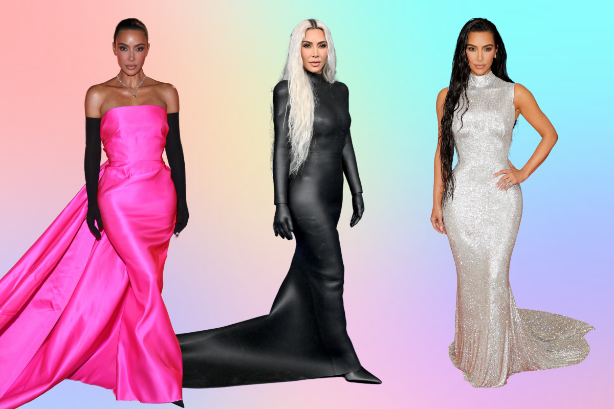 Kim Kardashian wearing Balenciaga, 2022-2023