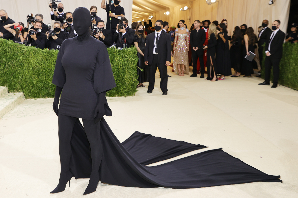 Kim Kardashian attends The 2021 Met Gala