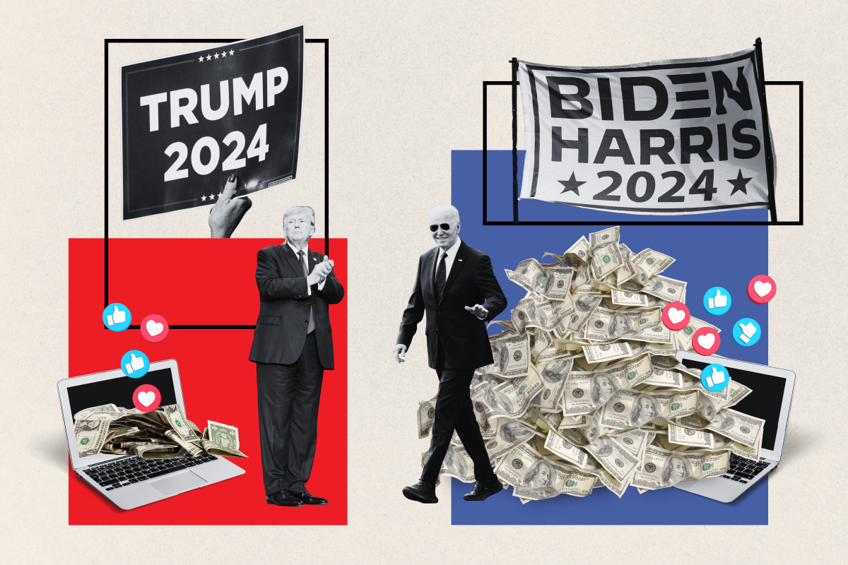 Trump Outspent By Biden in Online Campaign