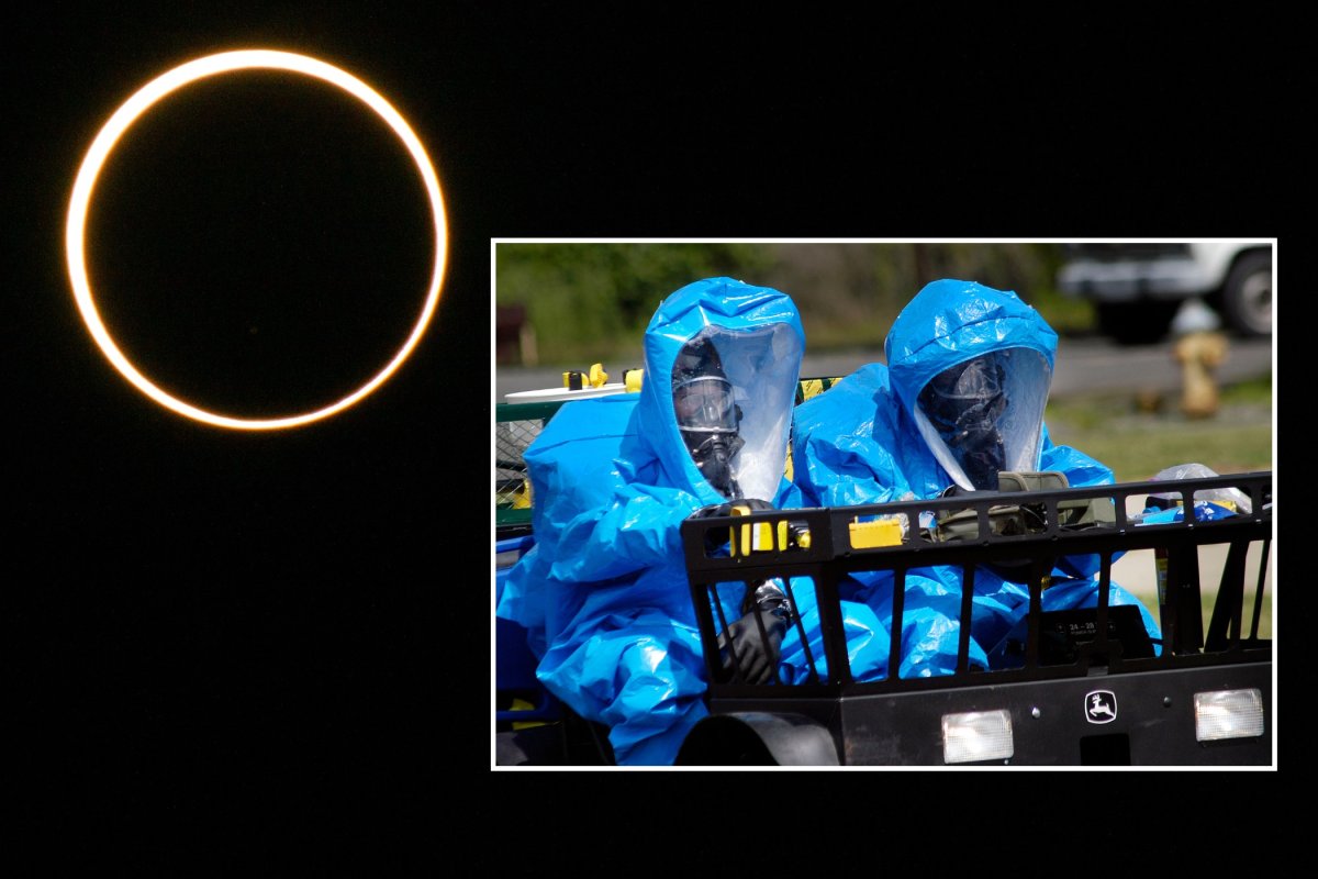 National Guard Nuclear Unit Solar Eclipse
