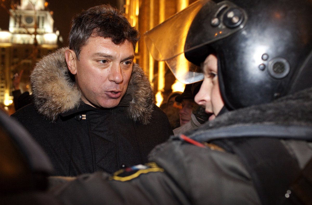 Boris Nemtsov Russia Moscow protest