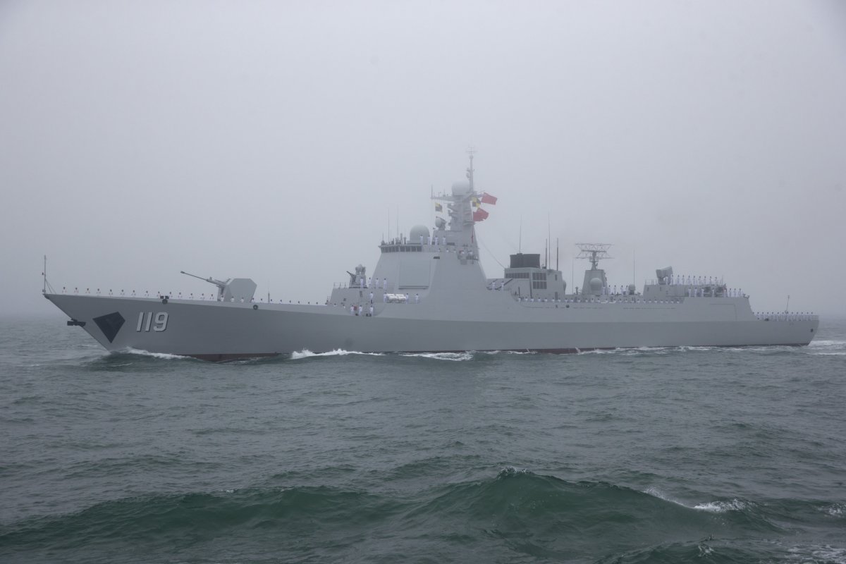 Chinese Destroyer Spotted Off Taiwan's East Coast