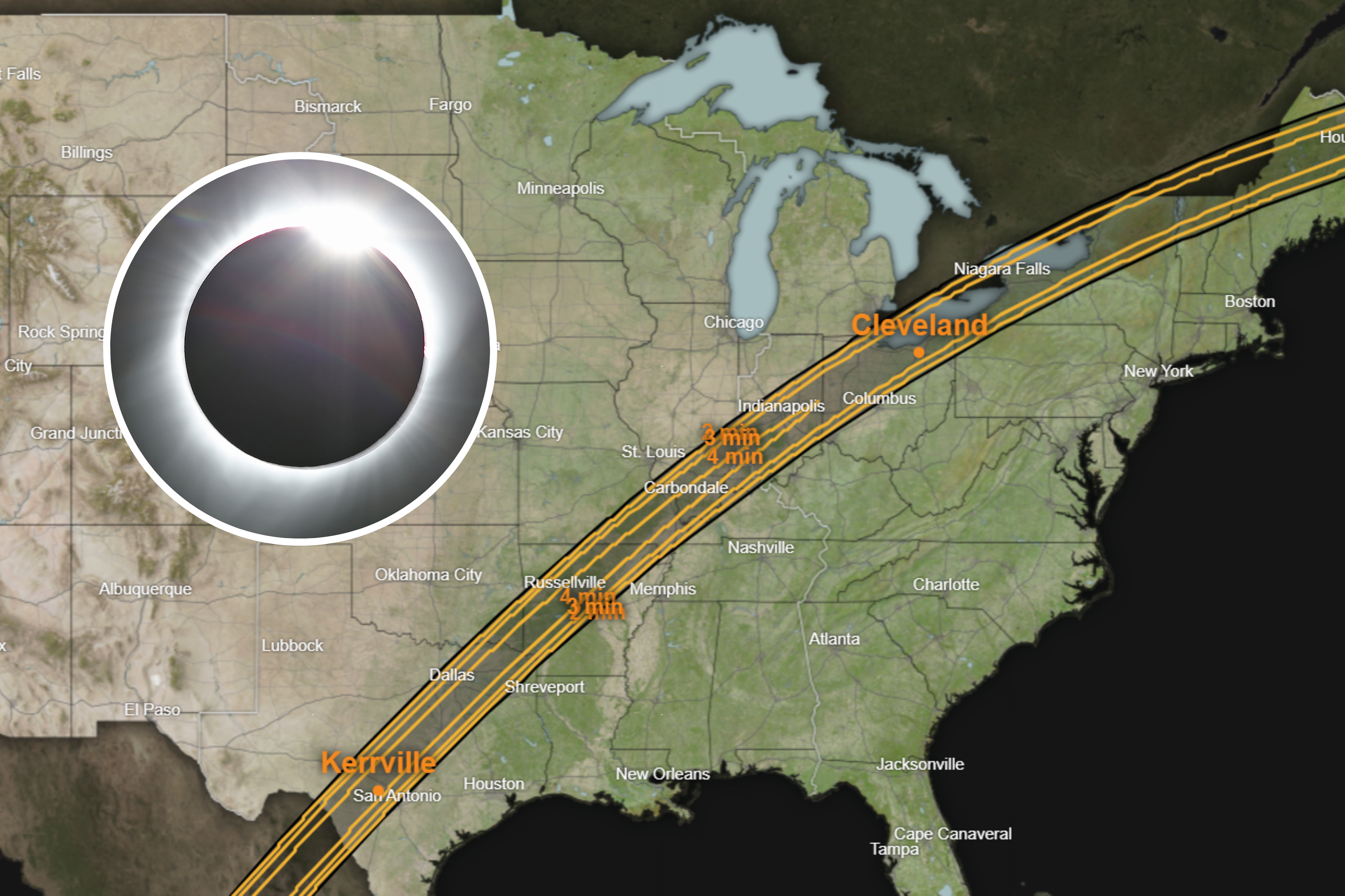 How Long Will Solar Eclipse 2024 Last? Timeline of Eclipse Path ...