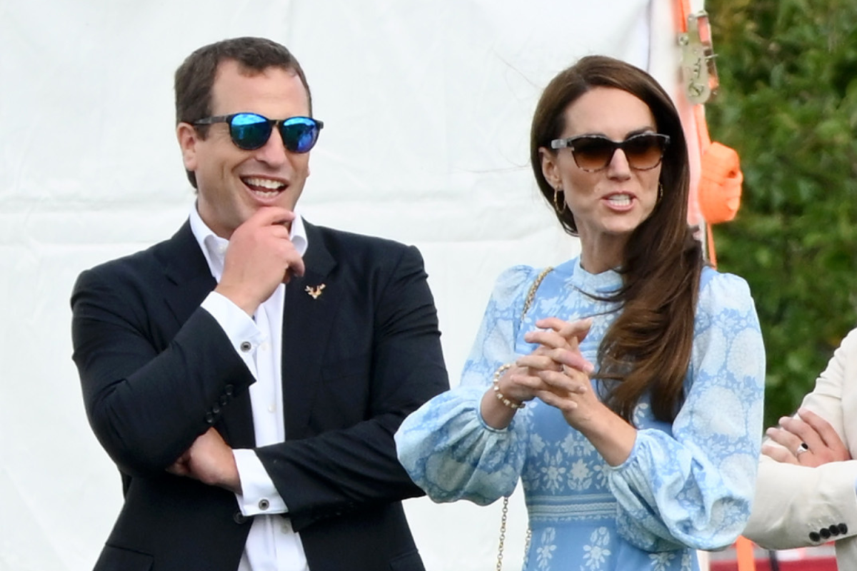 Kate Middleton and Peter Phillips