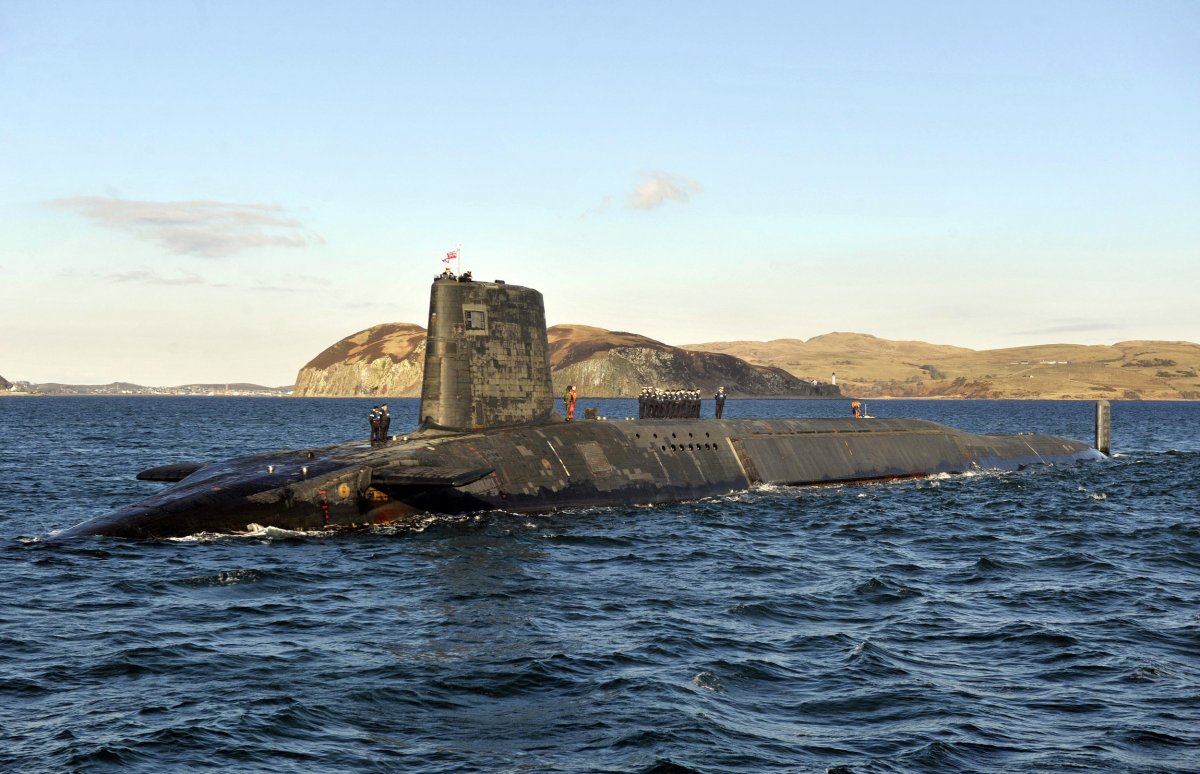 British nuclear submarine HMS Victorious