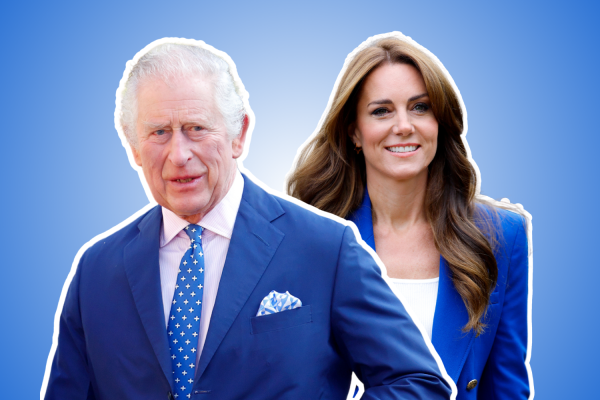 King Charles III and Kate Middleton