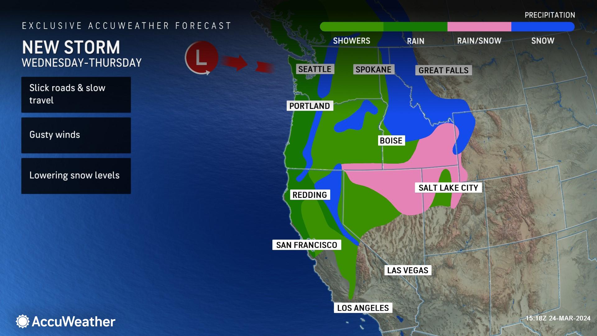 Map Shows 8 States Bracing for New Winter Storm - Newsweek