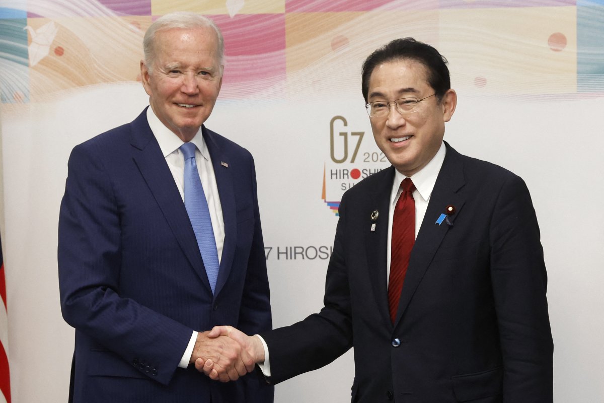 Biden And Kishida In Hiroshima 