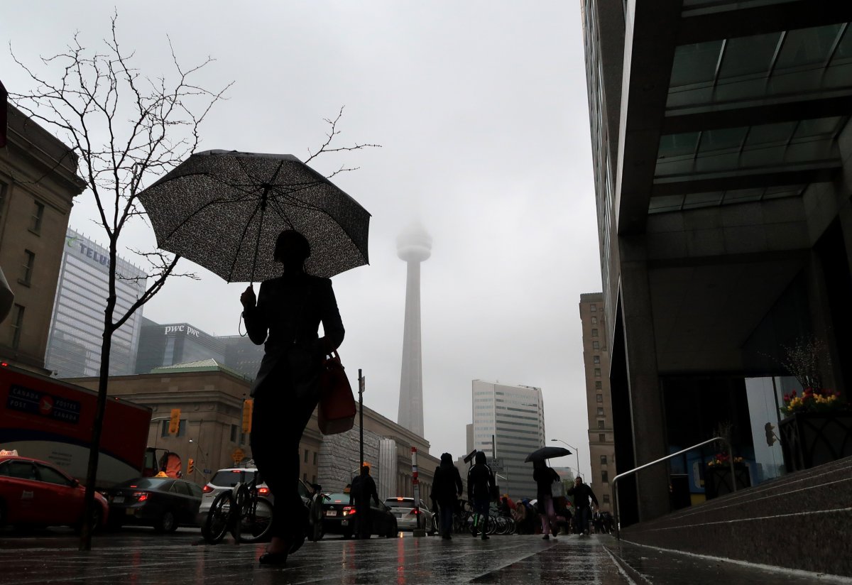 Toronto, Canada, rain