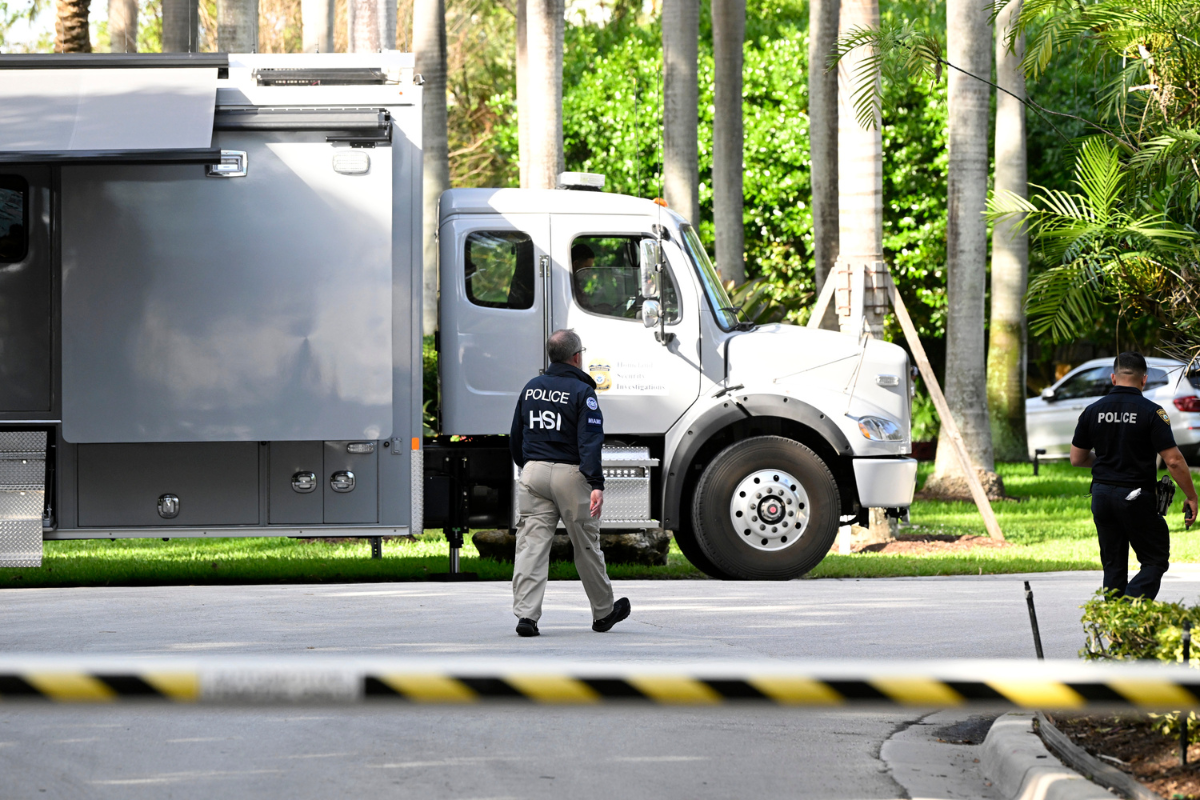 HSI vehicles surround Sean Combs' Miami home