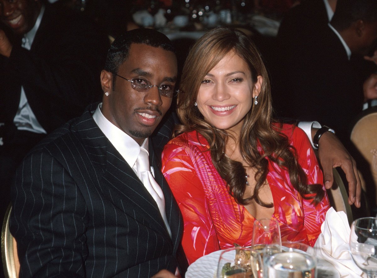diddy and j lo throwback photo