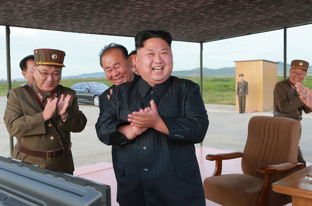 Kim Jong Un Attends Missile Launch