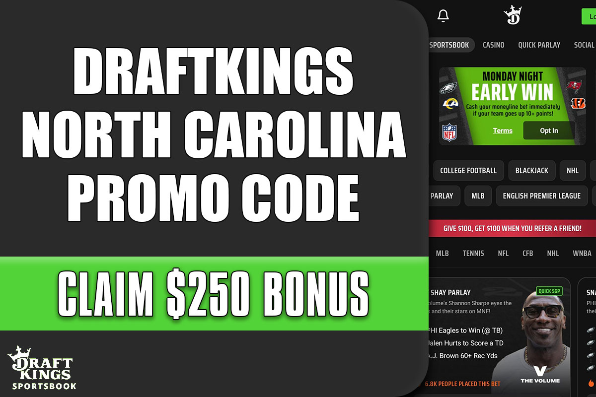 DraftKings NC Promo Code: $5 NBA, NCAAB Bet Unlocks $250 Guaranteed Bonus