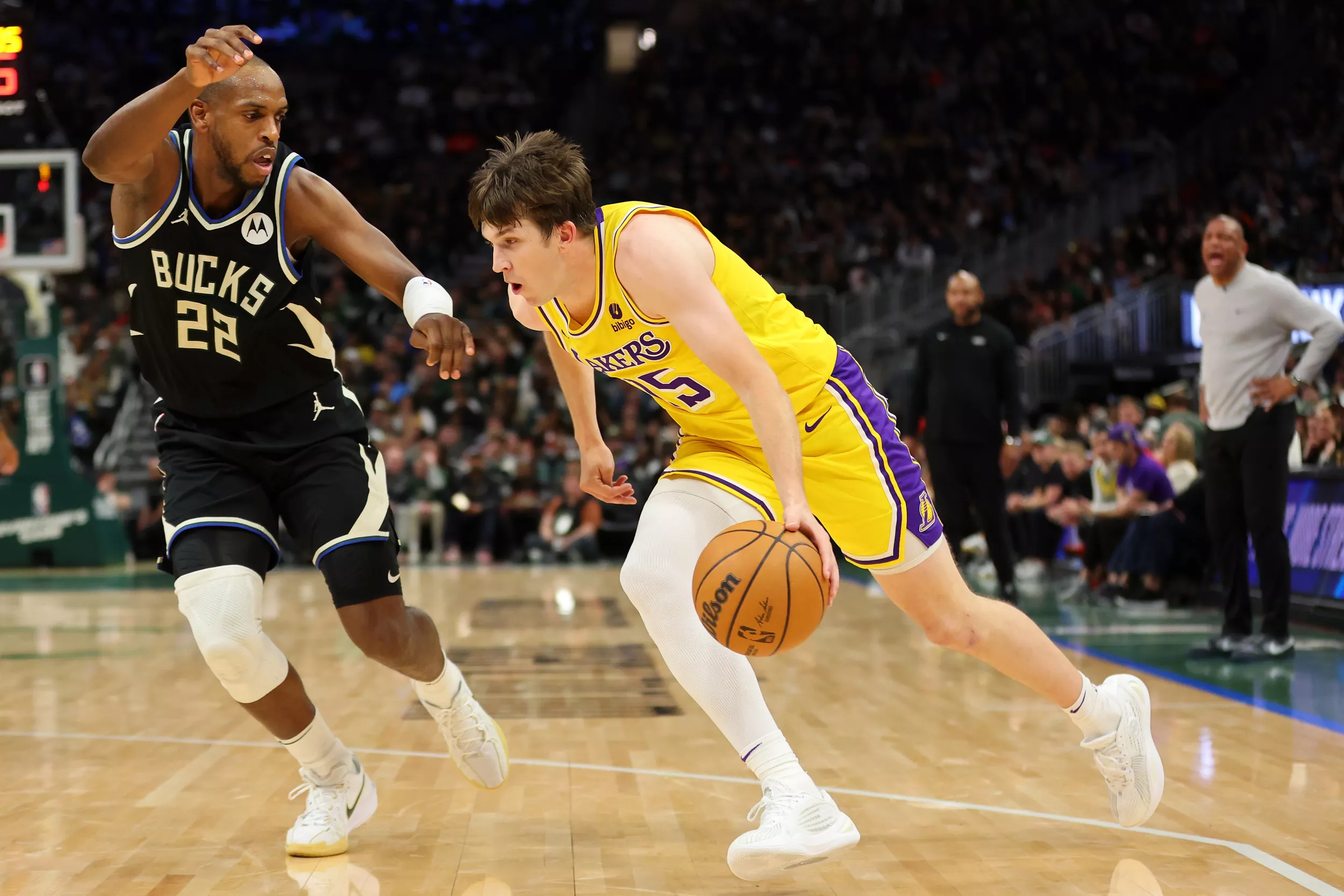 LA Lakers News: Watch Austin Reaves' Insane Double OT Triple Double vs Bucks