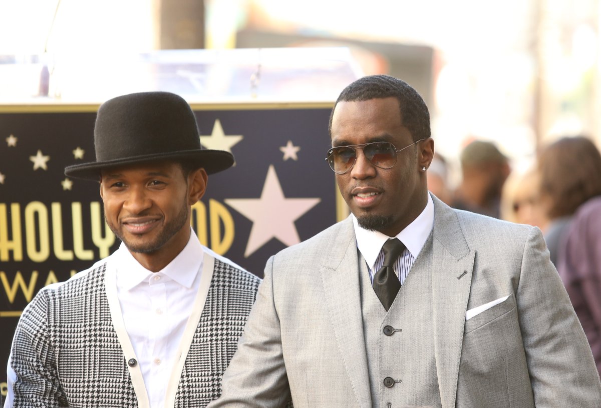 Usher and Sean "Diddy" Combs