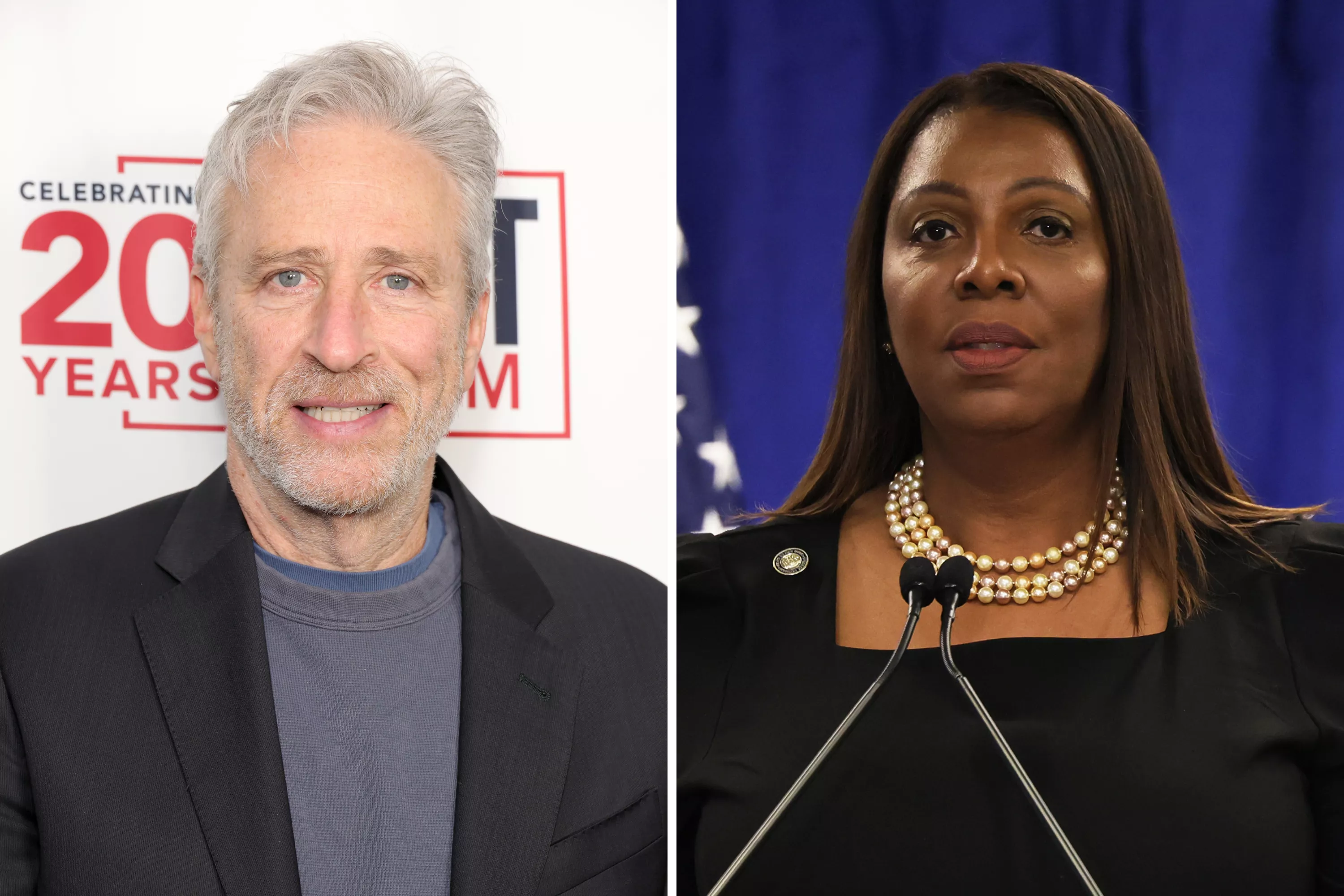 Letitia James Under Pressure to Prosecute Jon Stewart - Vimarsana News