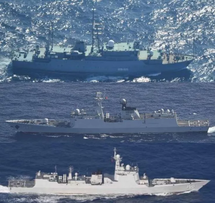 Das ist der Anfang vom Ende - Pagina 12 Russian-chinese-navy-ships-maneuvers