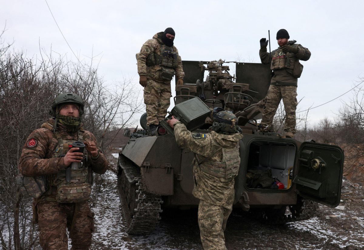 Ukrainian anti-aircraft gunners