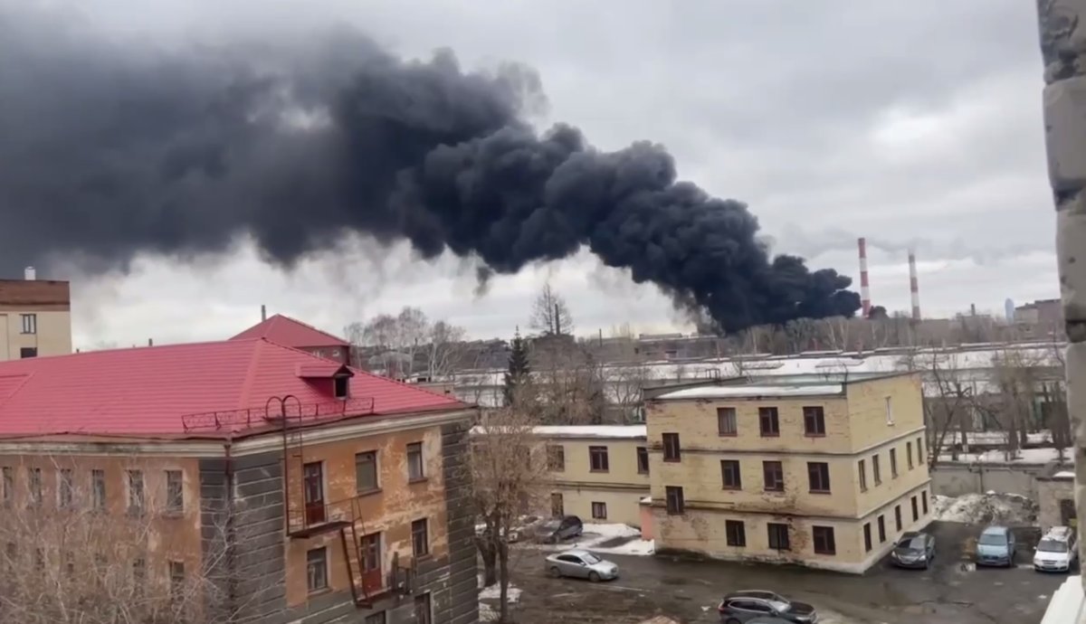 Uralmash Factory on Fire
