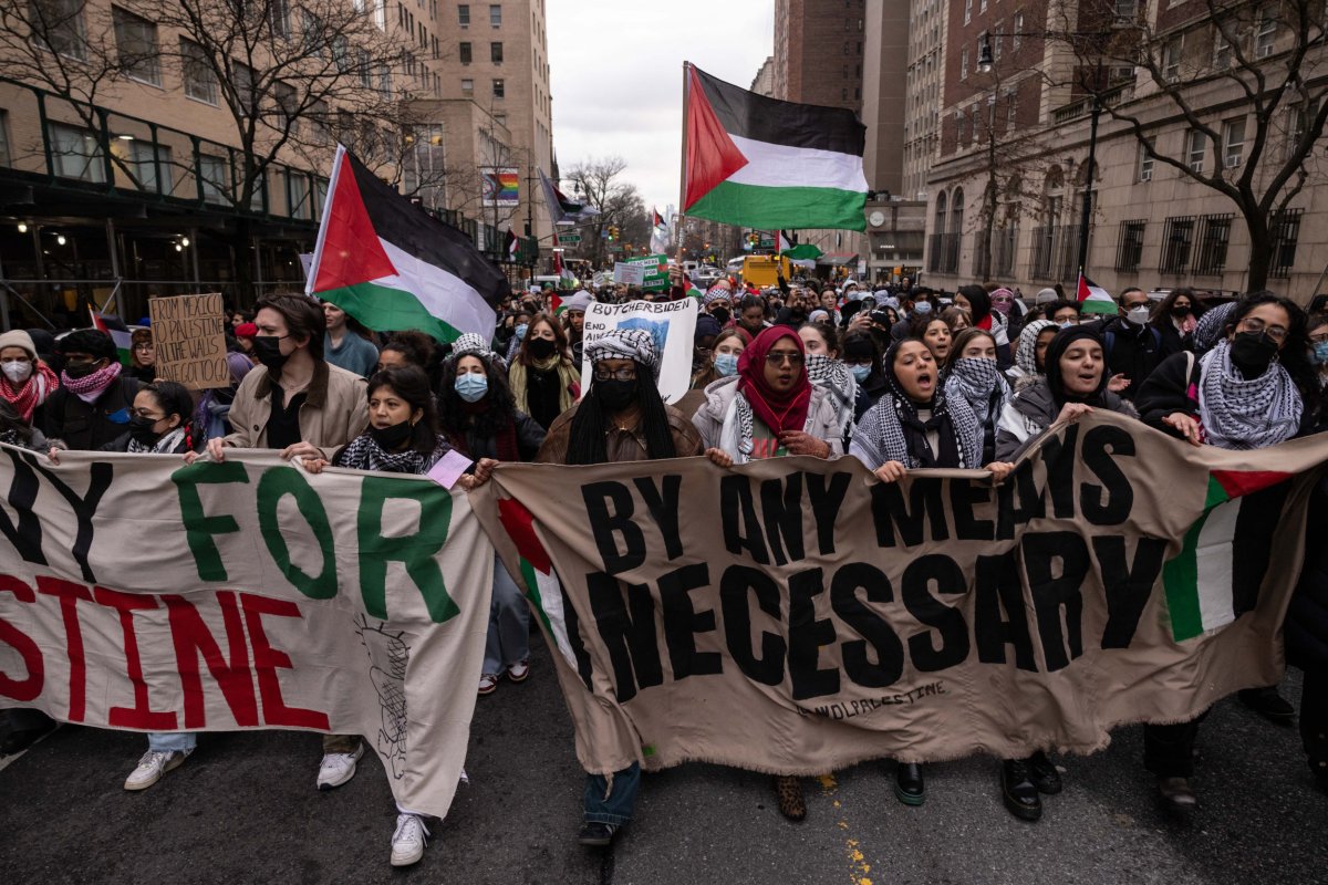 Pro-Palestinian Protest at Columbia