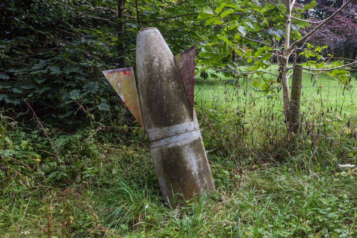 unexploded bomb