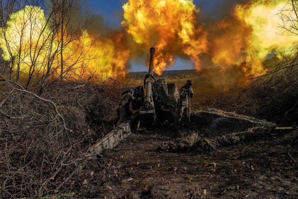 Artillery Fire in Ukraine