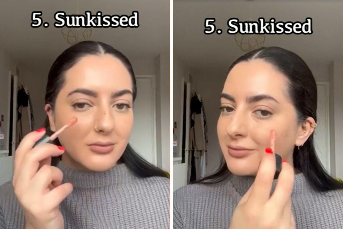 Blush Placement - Sunkissed Effect
