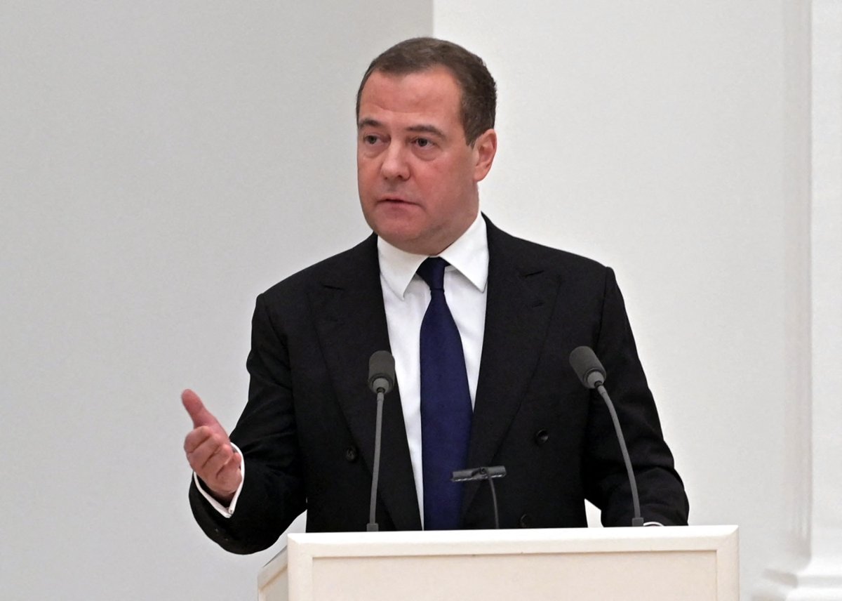Dmitry Medvedev speaks in Moscow
