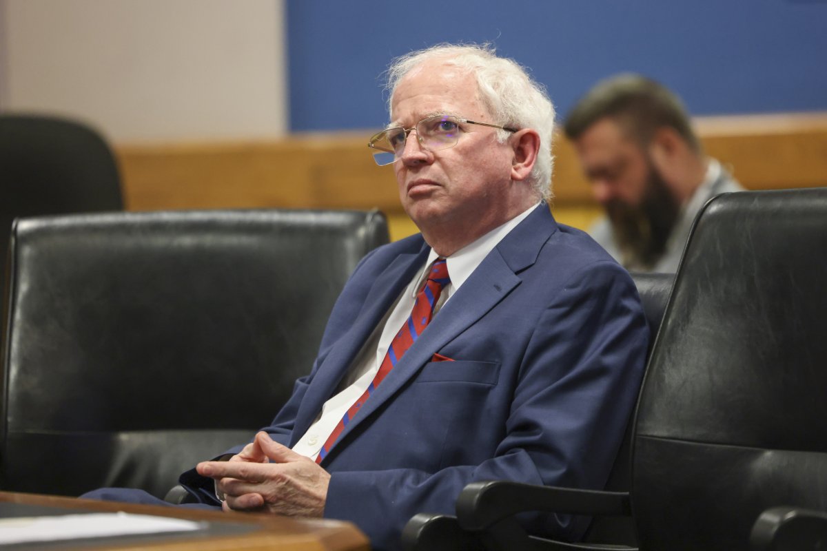 John Eastman sits in Fulton Superior Court