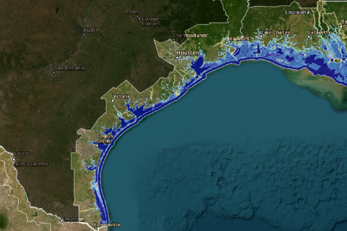 Texas sea level rise 3ft