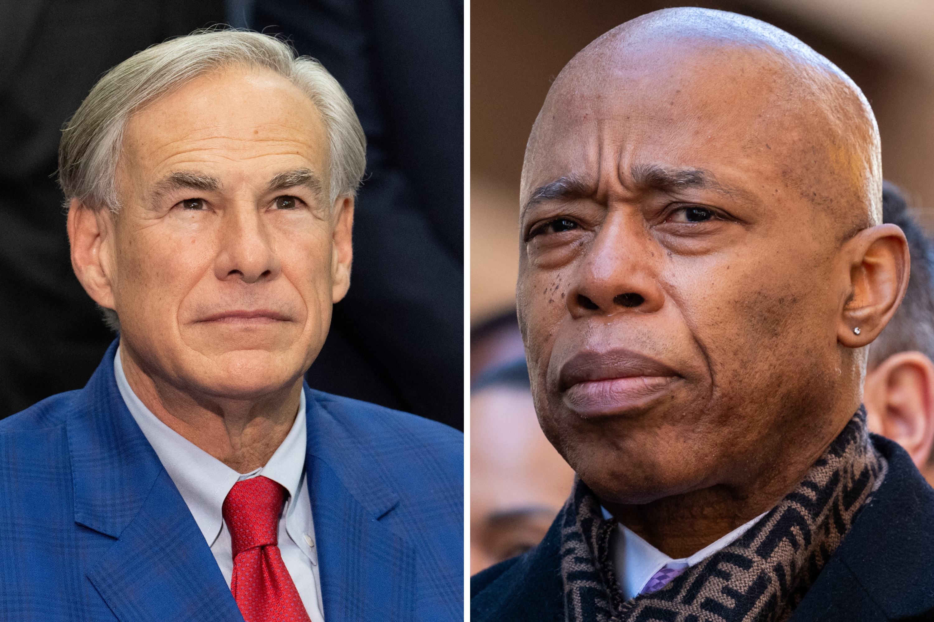 Greg Abbott accuses Eric Adams of “aiding and abetting” immigration crisis