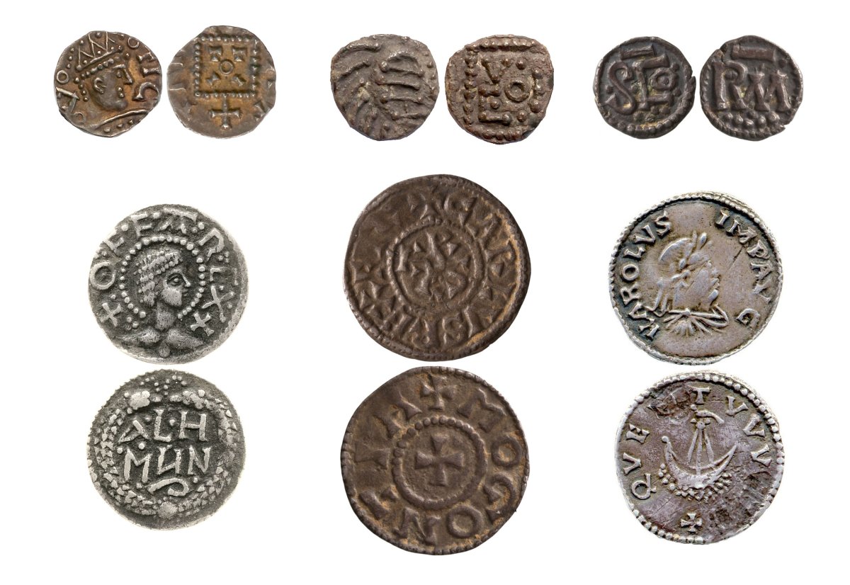 Early medieval silver coins