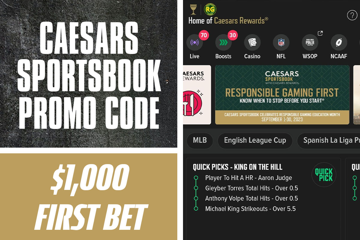 Caesars Sportsbook Promo Code NEWSWK1000: Use $1K First Bet on UConn-Purdue