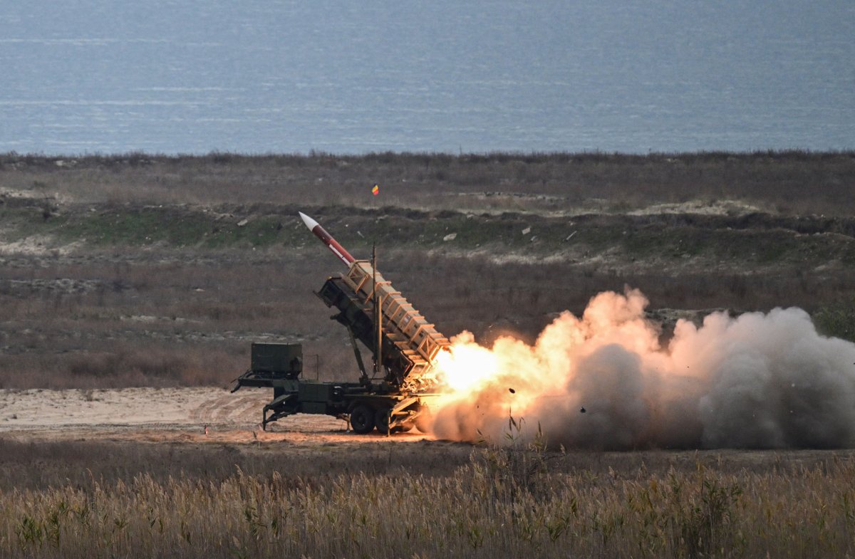 A Patriot missile is launched in Romania