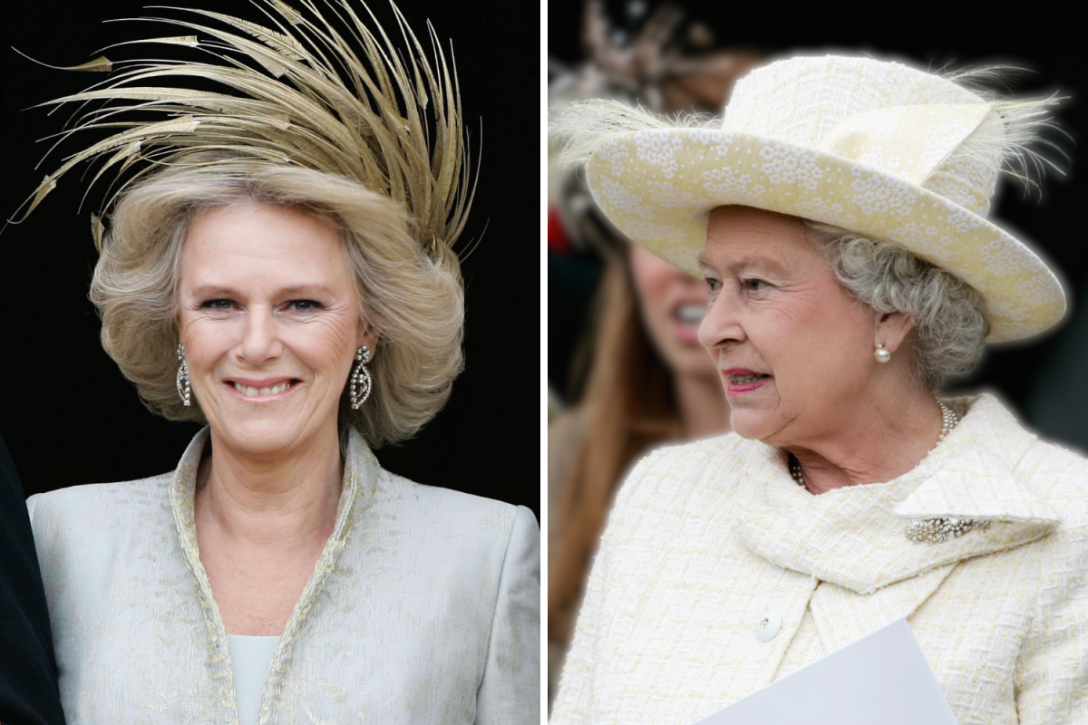 Queen Camilla and Queen Elizabeth II 