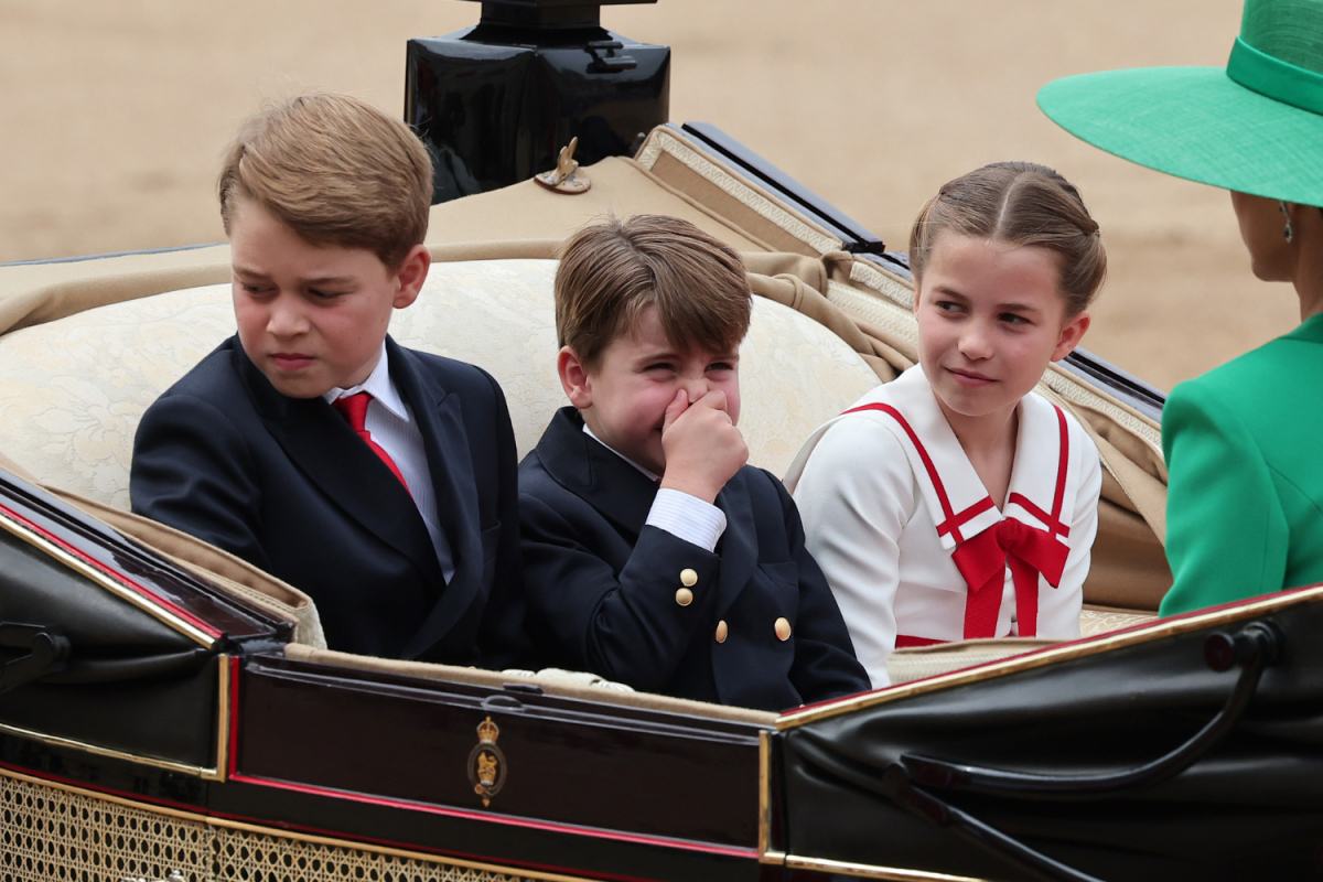 Prince Louis Trooping the Colour 2023