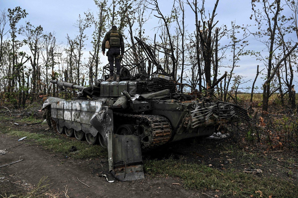 Abandoned Russian Tank