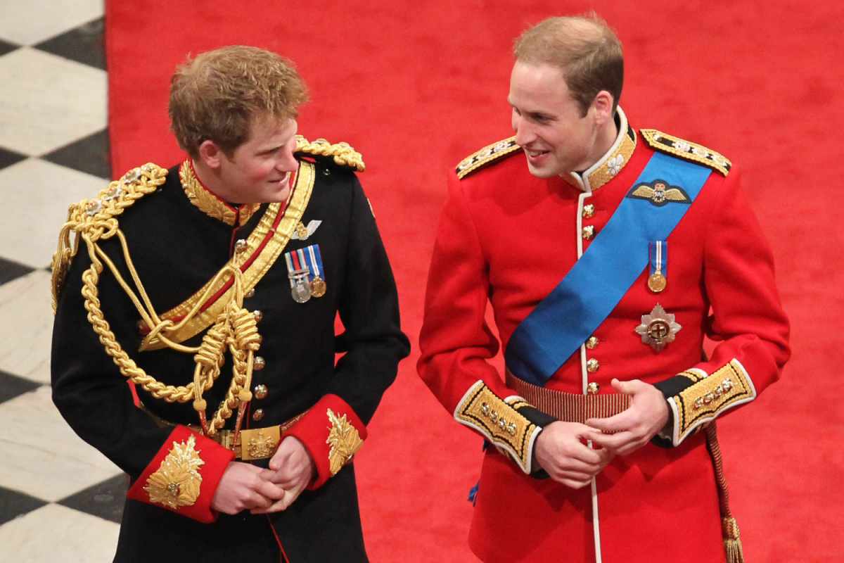 Prince Harry and Prince William Royal Wedding