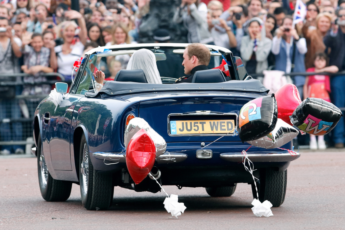 Prince William and Princess Kate Newlywed Car