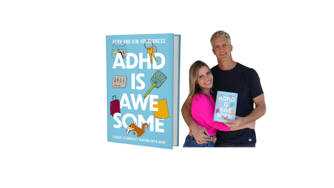 ADHD Author and Book cover
