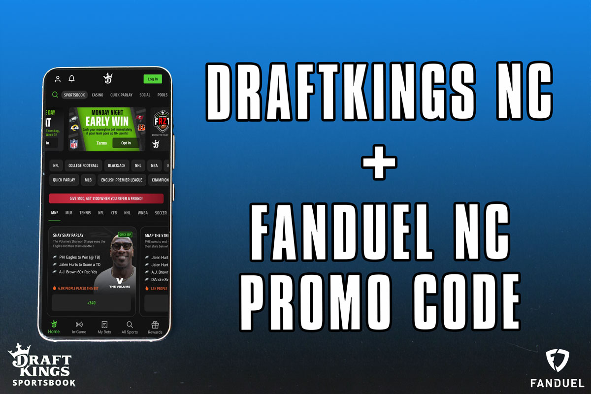 DraftKings NC + FanDuel NC Promo Code: Receive $400 in Bonus Bets Instantly