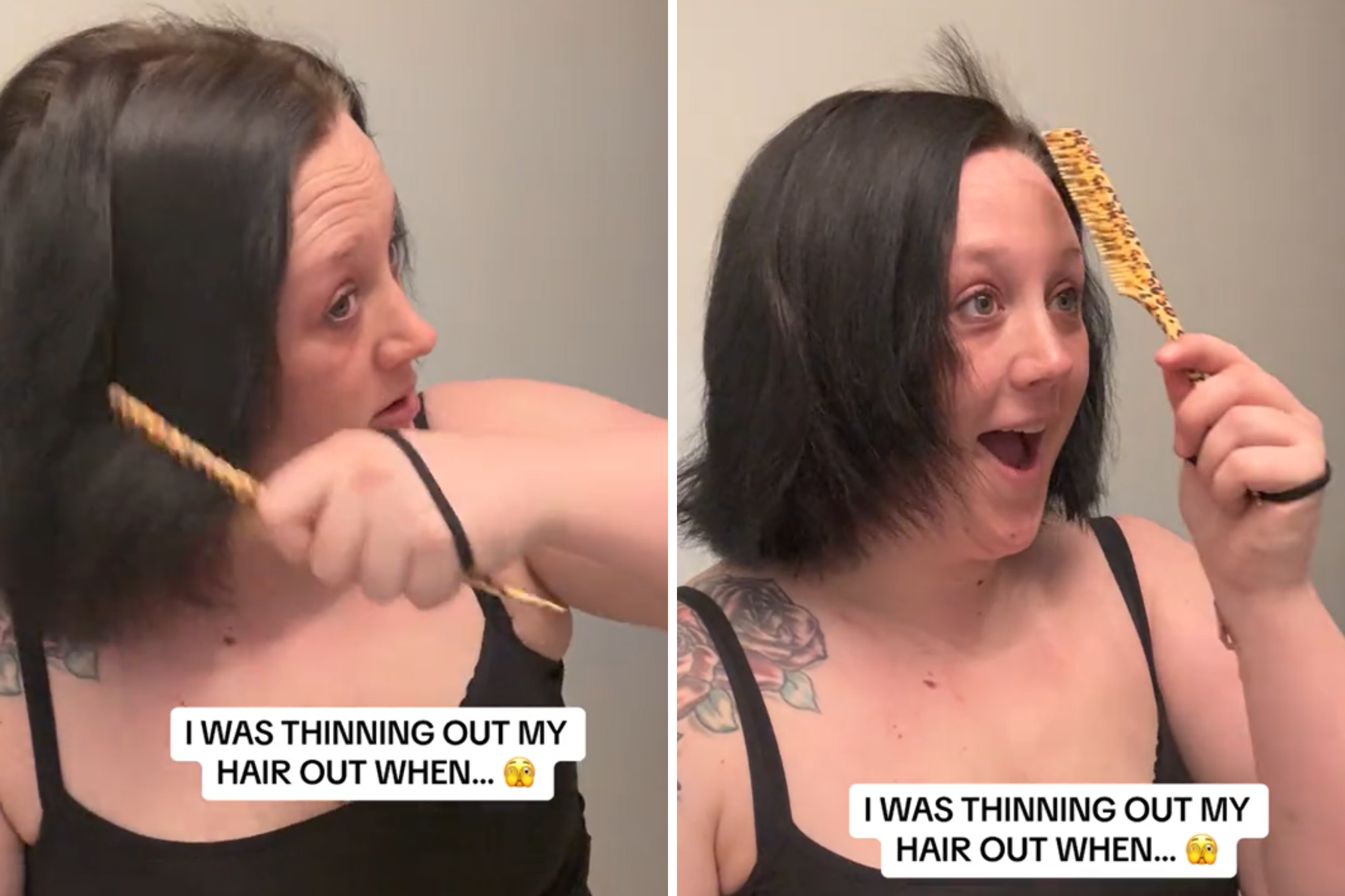 Mom starts cutting her own hair, no one is prepared for what happens next