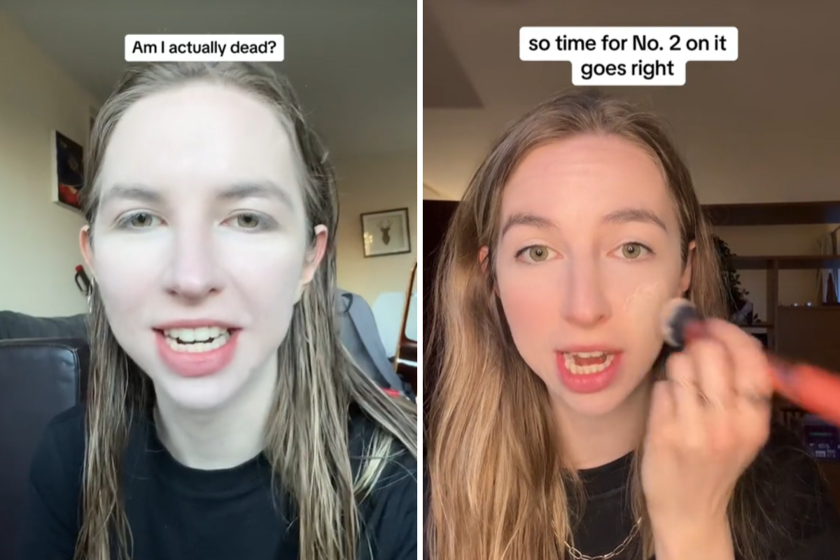 Woman Becomes Accidental Influencers Ghostly Makeup