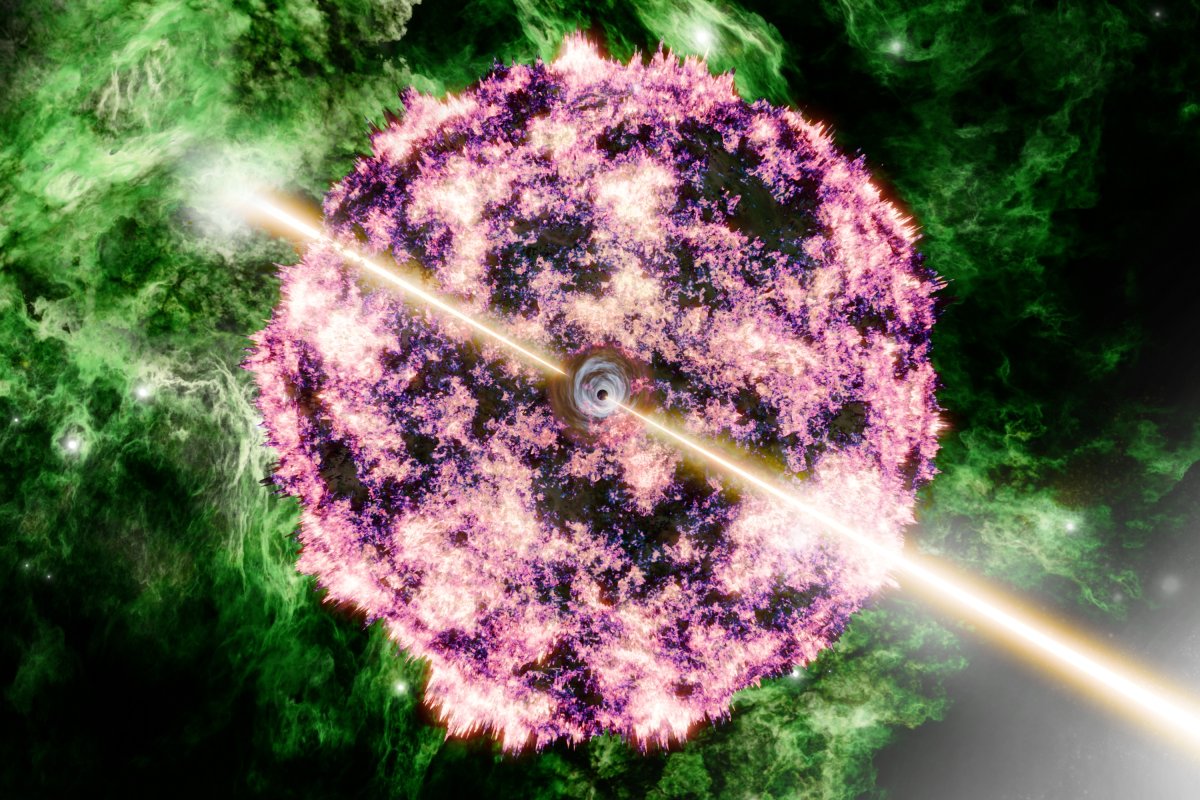 An artist's impression of B.O.A.T.'s supernova