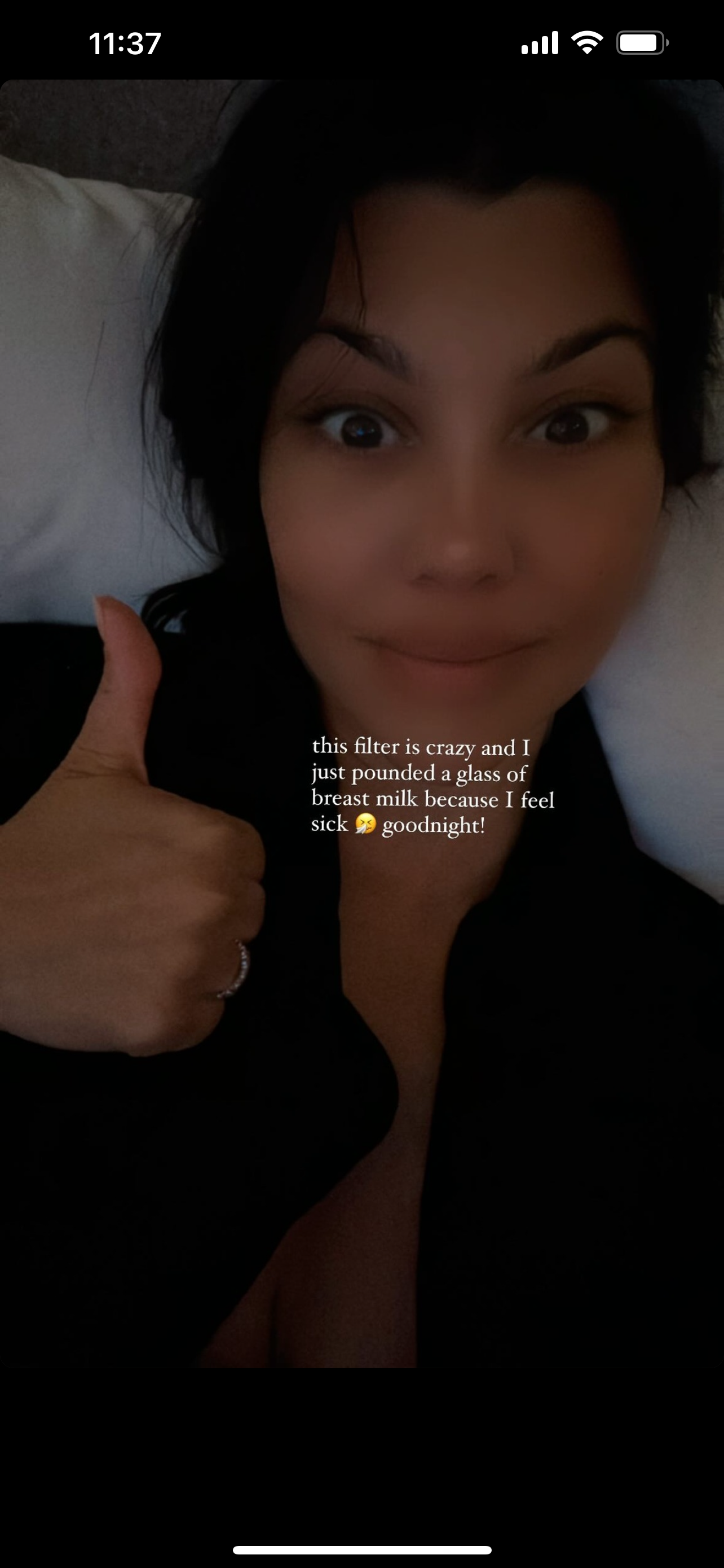 Why Kourtney Kardashian ‘pounded a glass of breast milk’ before bed
