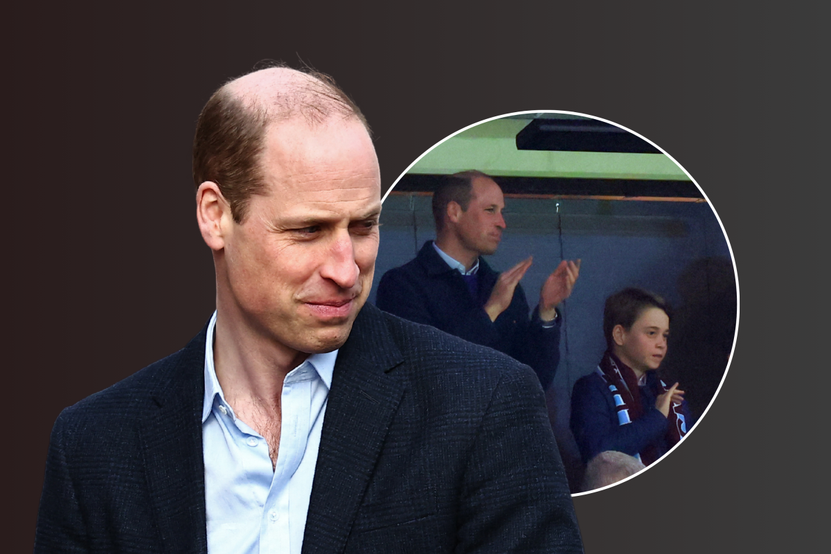 Prince William and Prince George Soccer Match