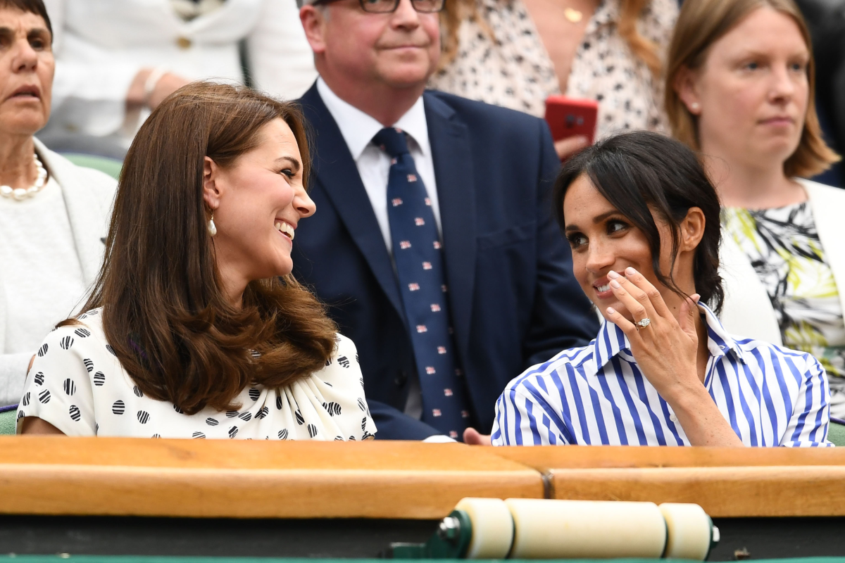 Princess Kate and Meghan Markle Wimbledon 2018