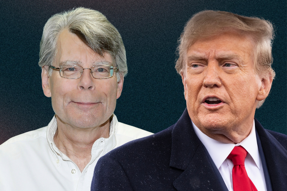 stephen king and donald trump composite