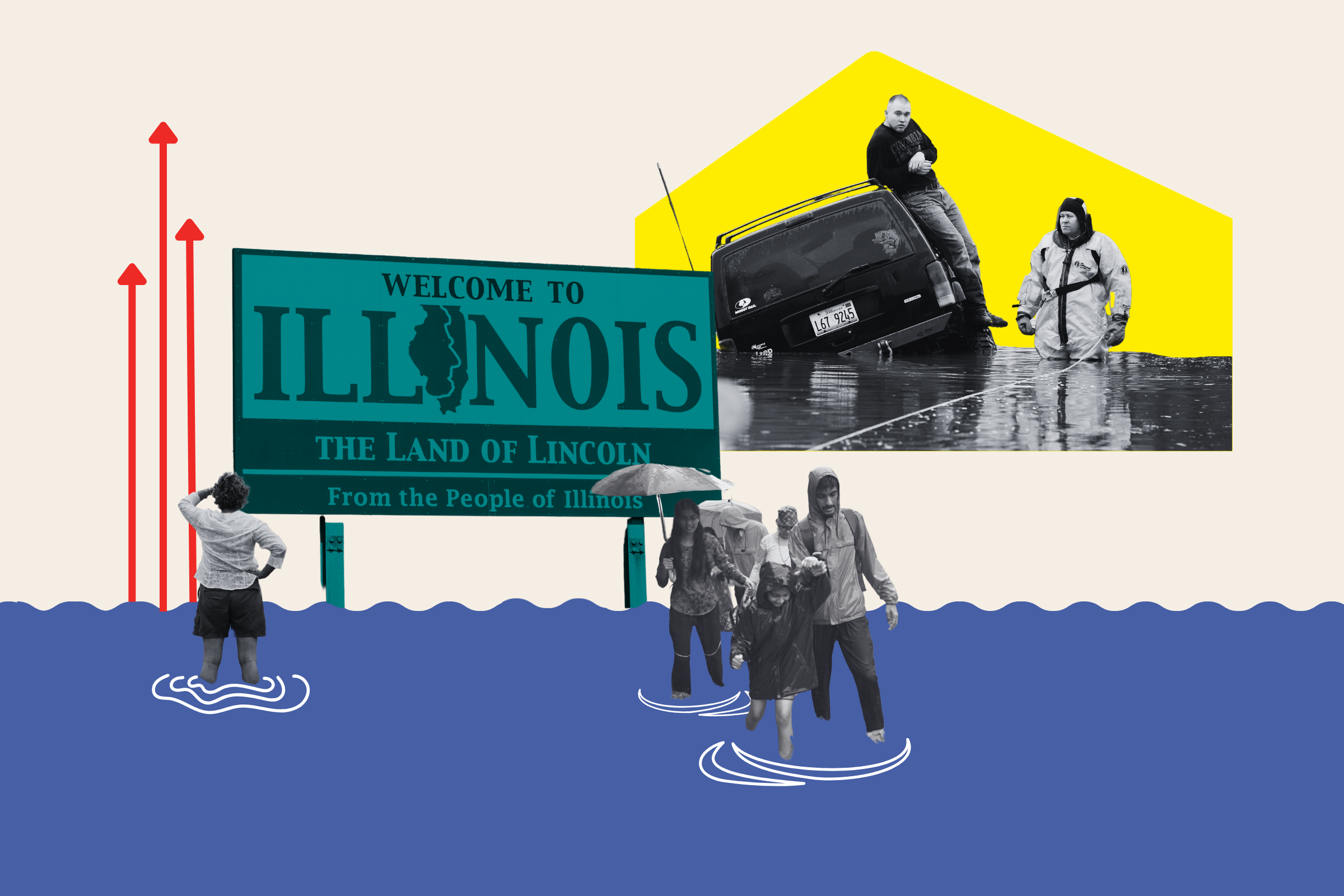 Illinois map shows where state could be underwater from lake level rise
