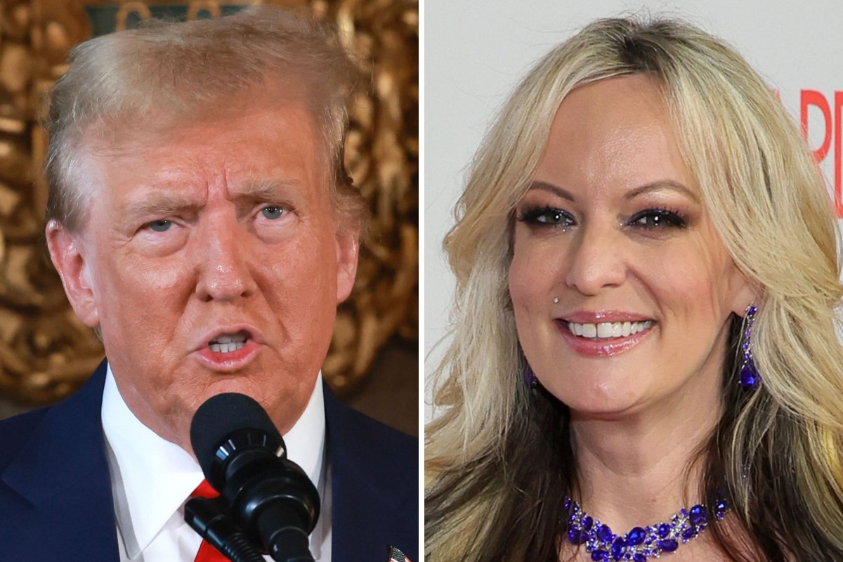 Donald Trump and Stormy Daniels 